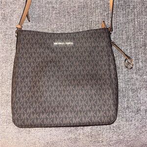 Michael Kors Signature Brown Crossbody Bag